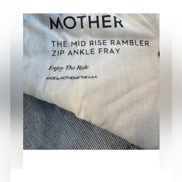 MOTHER The Mid Rose Rambler Zip Ankle Fray - Picture 8 of 9